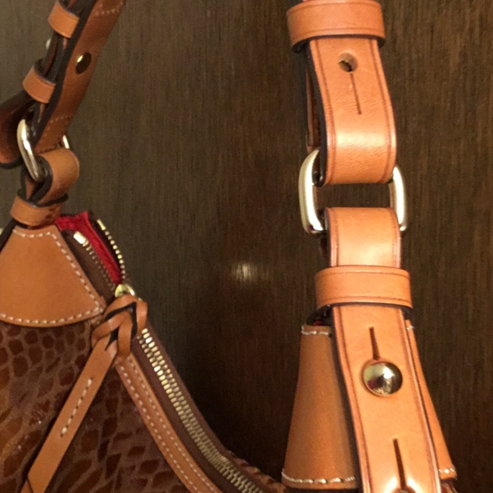Dooney & Bourke snakeskin leather shoulder bag EUC - Picture 5 of 7